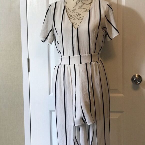 Crystal sky  romper with duster size 7 blue white - Picture 3 of 16